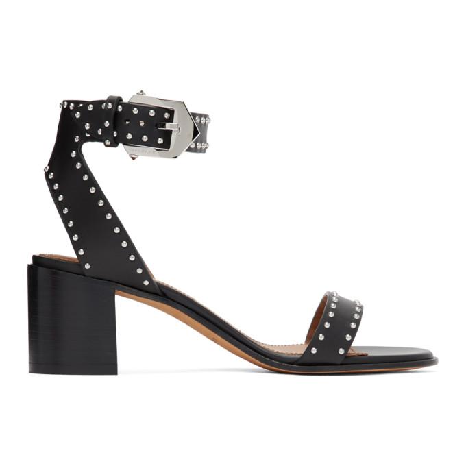 Givenchy Black Studded Elegant Sandals