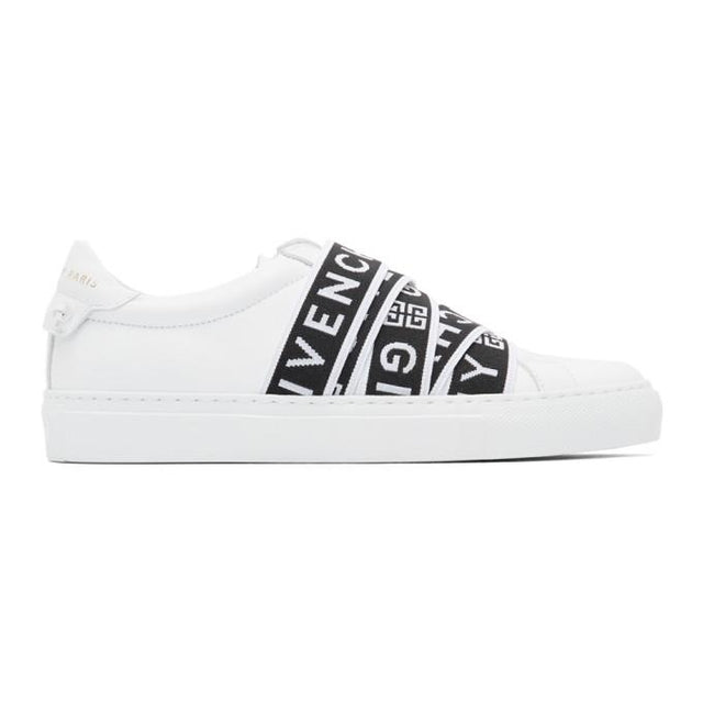 Givenchy White Webbing Low Sneakers