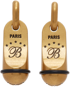 Balenciaga Gold Hotel Earrings - Boucles d'oreilles de Balenciaga Gold Hotel - Balenciaga Gold Hotel Earrings.