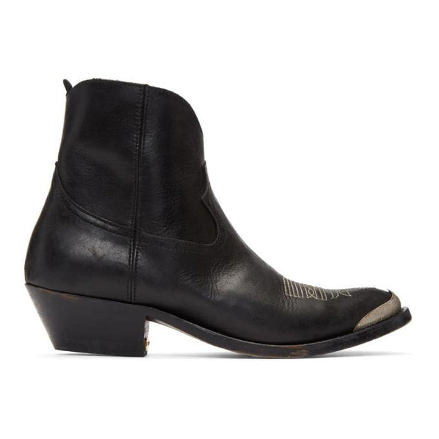 Golden Goose Black Young Boots