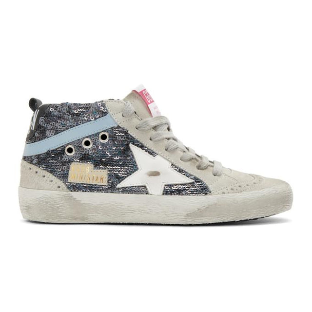 Golden Goose Multicolor Paillettes Mid Star Sneakers