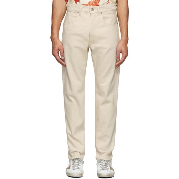 Golden Goose Off-White Happy Jeans