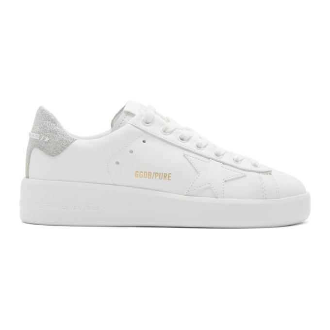 Golden Goose White Pure Star Sneakers