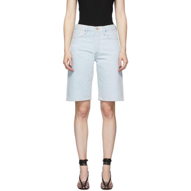 Goldsign Blue Denim The Bermuda Shorts