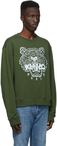 Kenzo Green Classic Tiger Sweatshirt