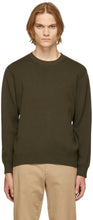 Norse Projects Green Compact Cotton Raffo Sweater - Pull Coton Cotton Coton Coton Compact Green PROJETS - 노르웨이 프로젝트 녹색 컴팩트 코튼 라포 스웨터