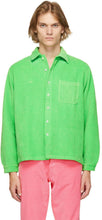 ERL Green Corduroy Shirt - Chemise velours velours vert erl - ERL 그린 코듀로이 셔츠