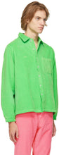 ERL Green Corduroy Shirt