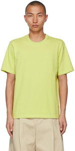 Bottega Veneta Green Cotton T-Shirt - T-shirt de coton vert Bottega Veneta - Bottega 베네타 그린 코튼 티셔츠
