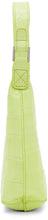 BY FAR Green Croc Baby Amber Shoulder Bag