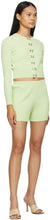 Dion Lee Green Float Shorts