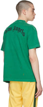 Palm Angels Green GD Bear Head Classic T-Shirt