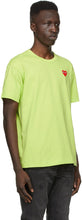 Comme des GarÃ§ons Play Green Heart Patch T-Shirt