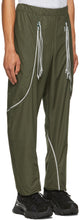 Saul Nash Green Hybrid Ventilation Track Pants