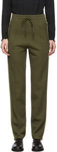 Isabel Marant Etoile Green Knit Docia Sporty Lounge Pants