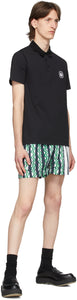 Neil Barrett Green Multi-Print Shorts