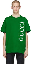 Gucci Green Oversized T-Shirt - T-shirt gucci vert surdimensionné - 구찌 녹색 대형 티셔츠
