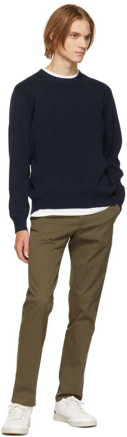 Norse Projects Green Regular Light Stretch Aros Trousers