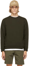 Norse Projects Green Vagn Classic Crewneck Sweatshirt - Sweat-shirt de Crewneck Classic Classic Green Vagn - 노르웨이 프로젝트 그린 VAGN 클래식 Crewneck 스웨터