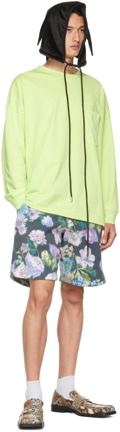 Martine Rose Green Warung Long Sleeve T-Shirt