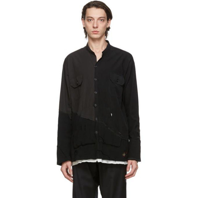 Greg Lauren Black Paul and Shark Edition 50/50 Shirt