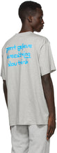 Burberry Grey Aaron Logo T-Shirt