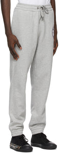 Burberry Grey Addison Logo Graphic Lounge Pants