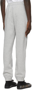 Burberry Grey Addison Logo Graphic Lounge Pants