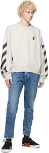 Off-White Grey Agreement Sweatshirt