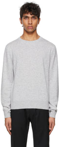 The Row Grey Benji Sweater - Le pull gris de la rangée Benji - 행 회색 벤지 스웨터