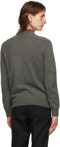 Saint Laurent Grey Camel Hair Sweater