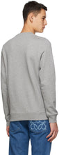 Loewe Grey Cotton Anagram Embroidered Sweatshirt