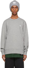 Acne Studios Grey Crewneck Sweatshirt - Sweat-shirt Crewneck gris Studios d'acné - 여드름 스튜디오 회색 Crewneck 스웨터