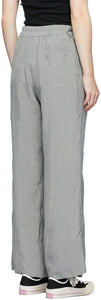 Acne Studios Grey Crinkled Fluid Trousers