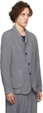Giorgio Armani Grey Cupro Blazer