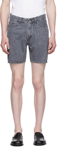 Tiger of Sweden Jeans Grey Denim Jin Shorts - Tigre de la Suède jeans gris denim jin shorts - 스웨덴 청바지 회색 데님 진 반바지의 호랑이