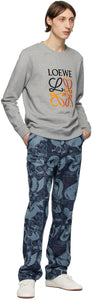 Loewe Grey Embroidered Sweatshirt