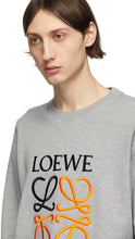 Loewe Grey Embroidered Sweatshirt