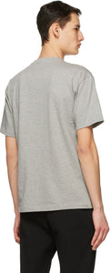 Kenzo Grey Embroidered Velvet Tiger T-Shirt