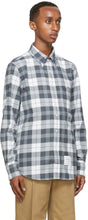 Thom Browne Grey Flannel Shirt