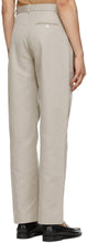 Maryam Nassir Zadeh Grey Gabardine Trousers