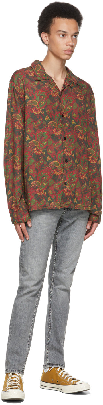 Nudie Jeans Grey Lean Dean Jeans