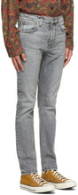 Nudie Jeans Grey Lean Dean Jeans