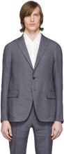 Eidos Grey Linen Blazer - EIDOS GREY LINEN BLAZER - Eidos 회색 린넨 블레이저