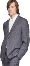 Eidos Grey Linen Blazer