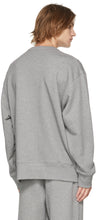 Acne Studios Grey Logo Crewneck Sweater