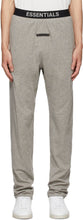 Essentials Grey Logo Lounge Pants - Pantalon Logo Grey Essentials Grey Logo - Essentials 그레이 로고 라운지 바지