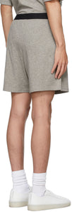 Essentials Grey Logo Lounge Shorts