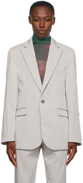 Serapis Grey Nylon Blazer