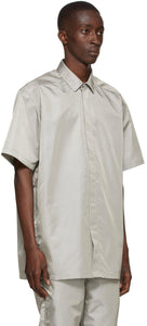 Fear of God Grey Nylon Short Sleeve Shirt